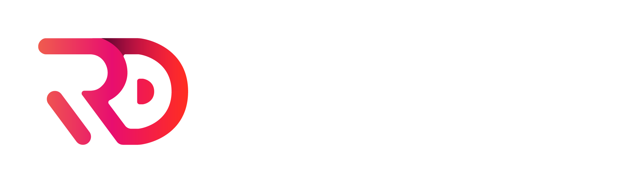 RUNNINGDIGITAL - Logo Horizontal - Slogan - Colorida Negativa